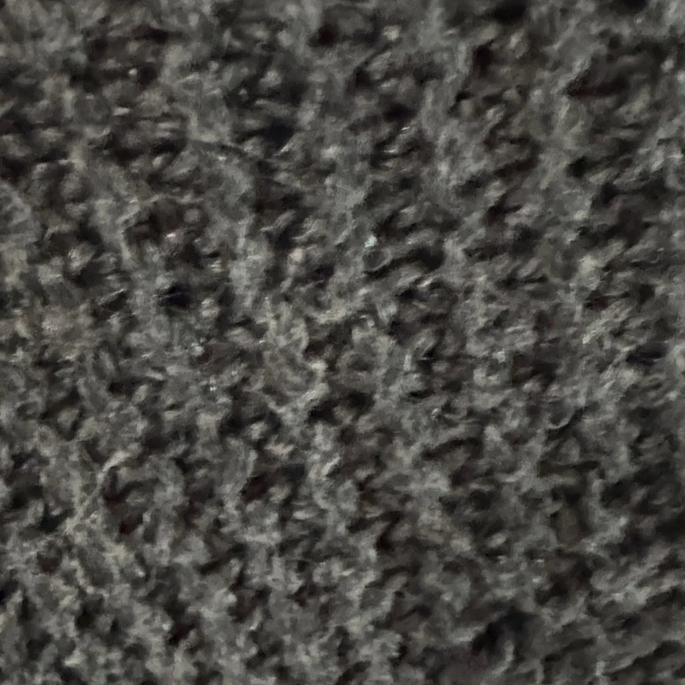 American Eagle Black Cropped Knit Button-Front Sweater - Picture 3 of 3